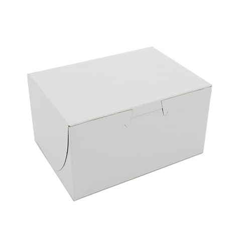 Southern Champion 5.5" x 4" x 3" White Non-Window Bakery Box
