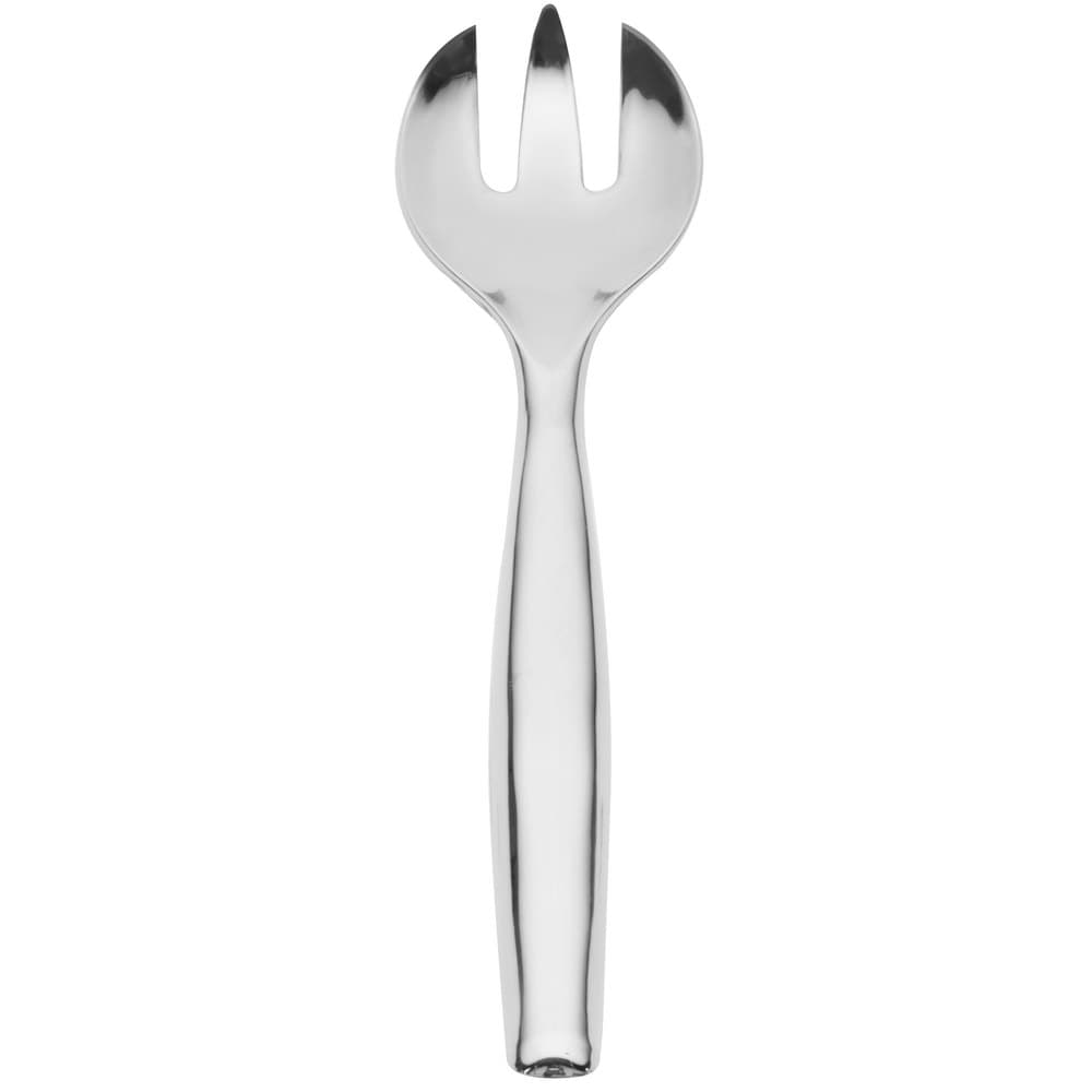 Sabert 10" Disposable Silver Plastic Serving Fork