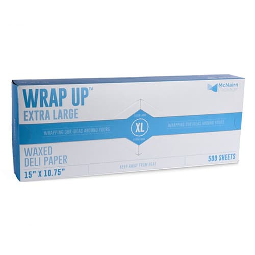 McNairn 15" x 10 3/4" Wrap Up X-Large Interfolded Deli Sheets