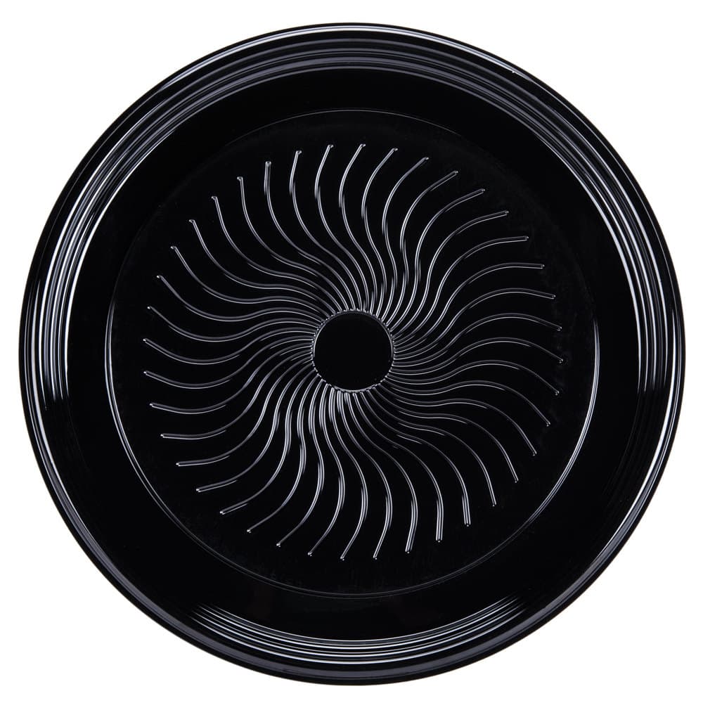 Polar Pak 18" Ebony® 2 Base Black PET Catering Tray