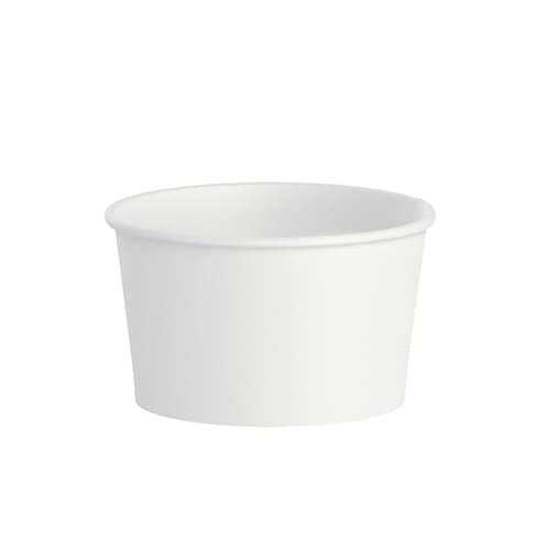 Solo 5 oz DSP Paper Food Container - White