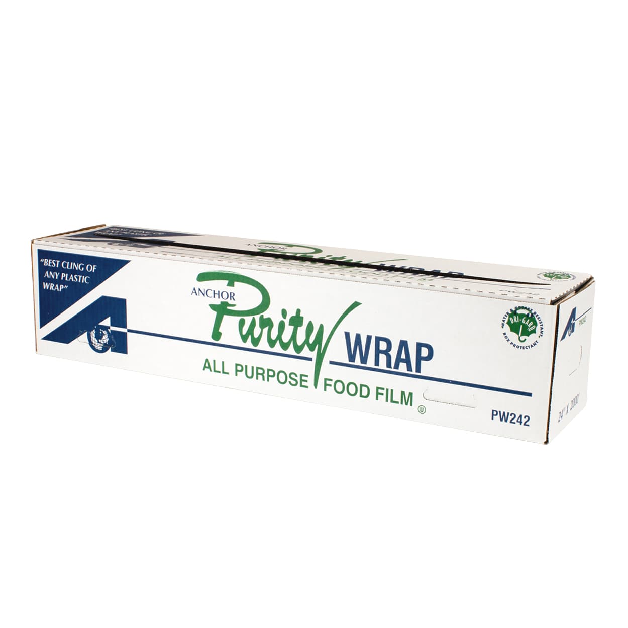Anchor Purity Wrap® PW242 24″ x 2,000′ Roll Cling Film Cutter Box