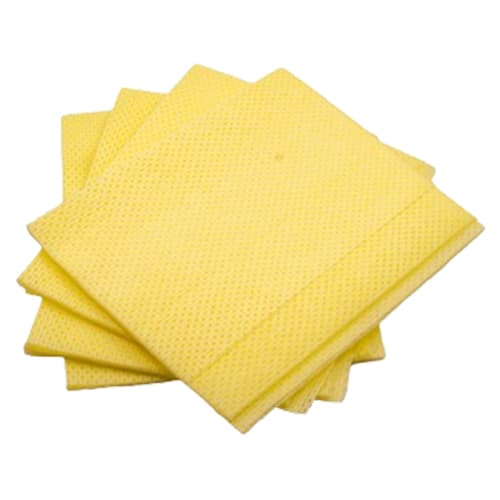 Shore Manufacting 8255 13.5" x 21" Yellow Heavy-Duty Foodservice Wiper