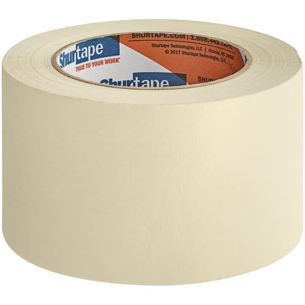 Shurtape CP 083 2 7/8" x 60 Yards Natural Utility Grade Masking Tape 101540