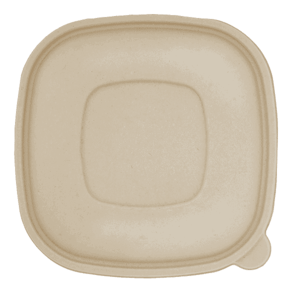 Square Fiber Lid - fits 24-48oz Square Fiber Bowls