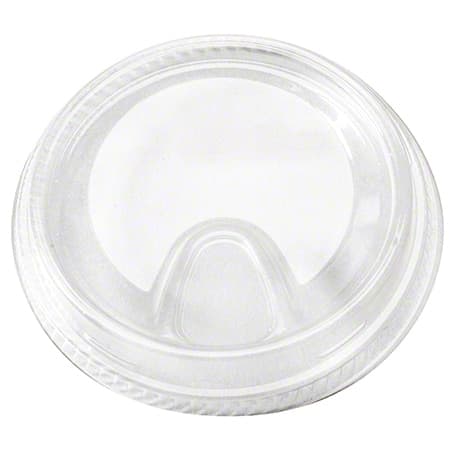 Strawless PET Sip Lid - fits 12-24oz Clear PET Cups