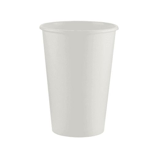 16 oz Paper Hot Cup, White (1000/case)