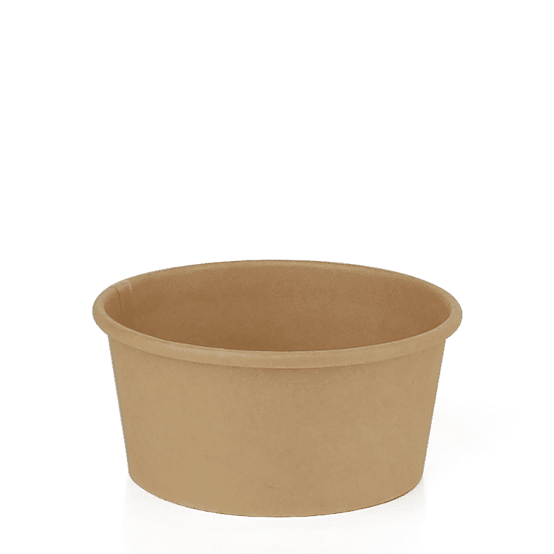 10 oz Kraft Paper Soup Container, PE Lined