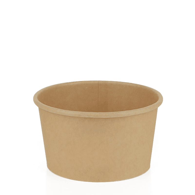 12 oz Kraft Paper Soup Container, PE Lined