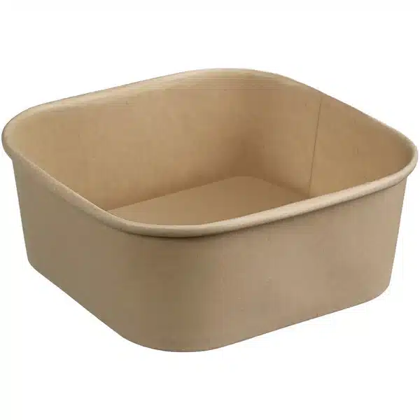 750 ml Square Kraft Paper Bowl