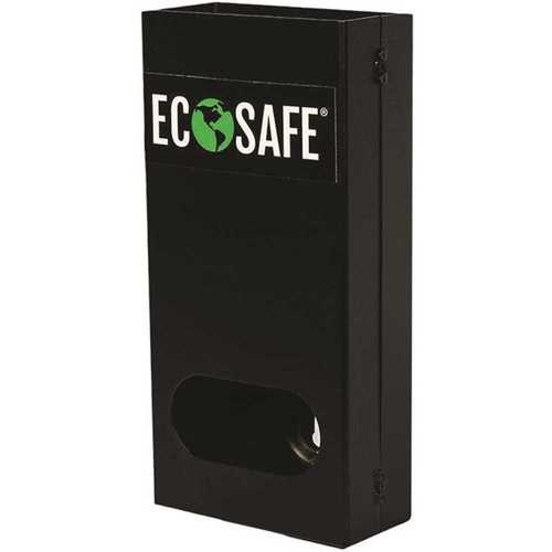 Black, Metal Can Liner Dispenser, 11x5x3, fits 16x17, 2.5 gal liners
