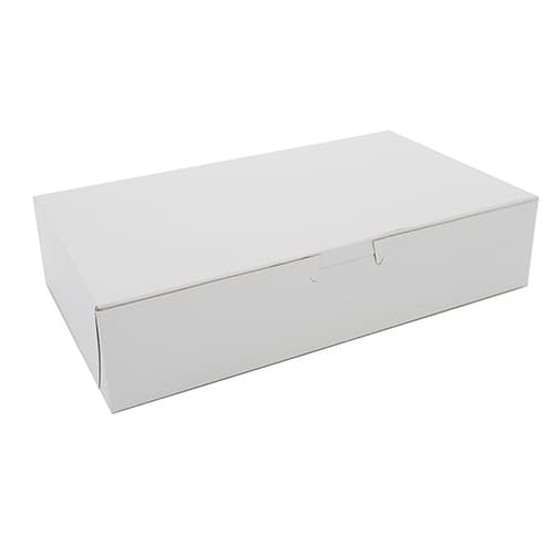 Southern Champion 10" x 6" x 2.25" White Non-Window Bakery Box