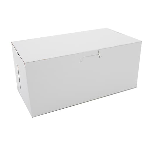 Southern Champion 9" x 5" x 4" White Non-Window Bakery Box