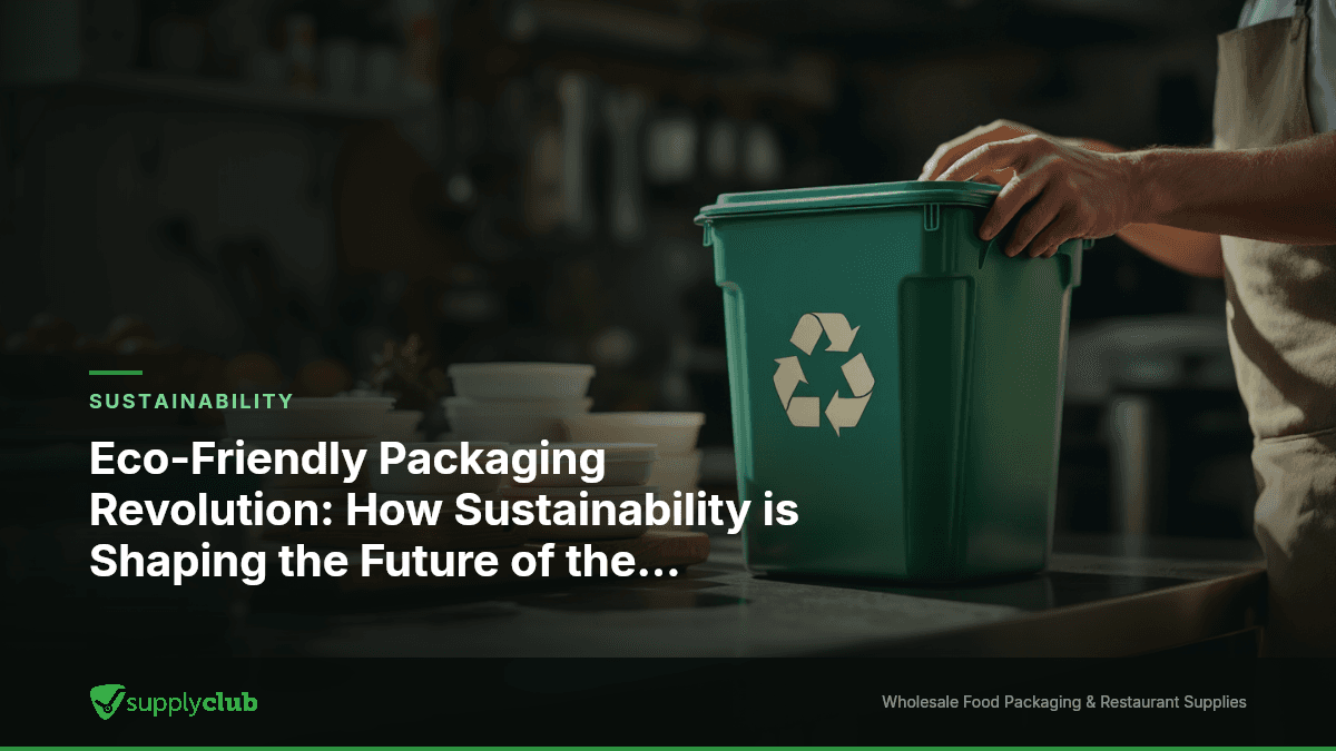 Eco-Friendly Packaging Revolution: How Sustainability is Shaping the Future of the Restaurant Industry