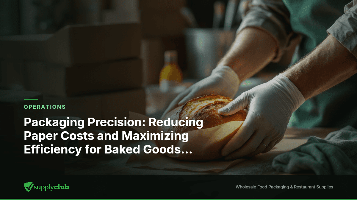 Packaging Precision: Reducing Paper Costs and Maximizing Efficiency for Baked Goods and Cafes
