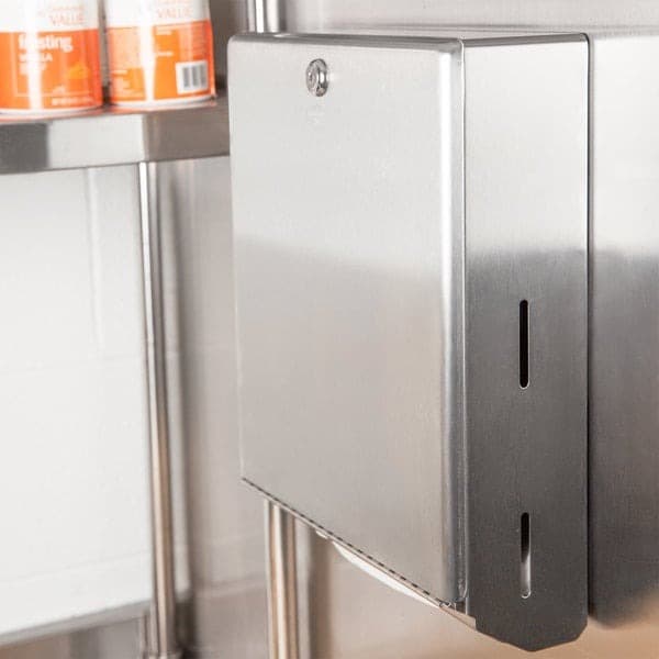 Bobrick B-262 ClassicSeries C Fold or Multifold Surface-Mounted Paper Towel Dispenser