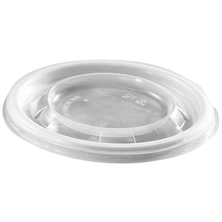 Flat PP Lid - fits 12-16 oz Round Pulp Bowls