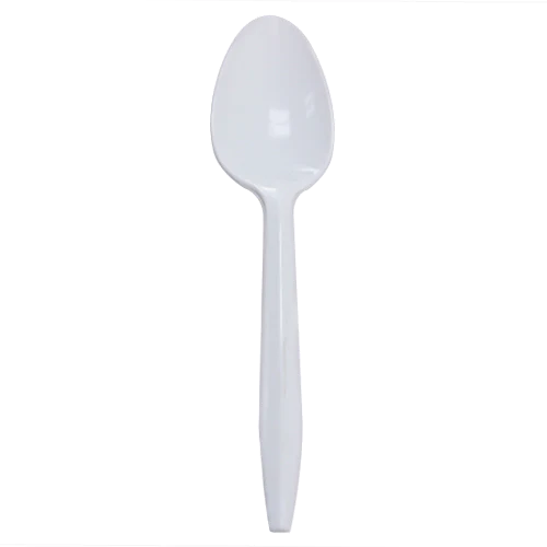 6.3" PP Spoon, White