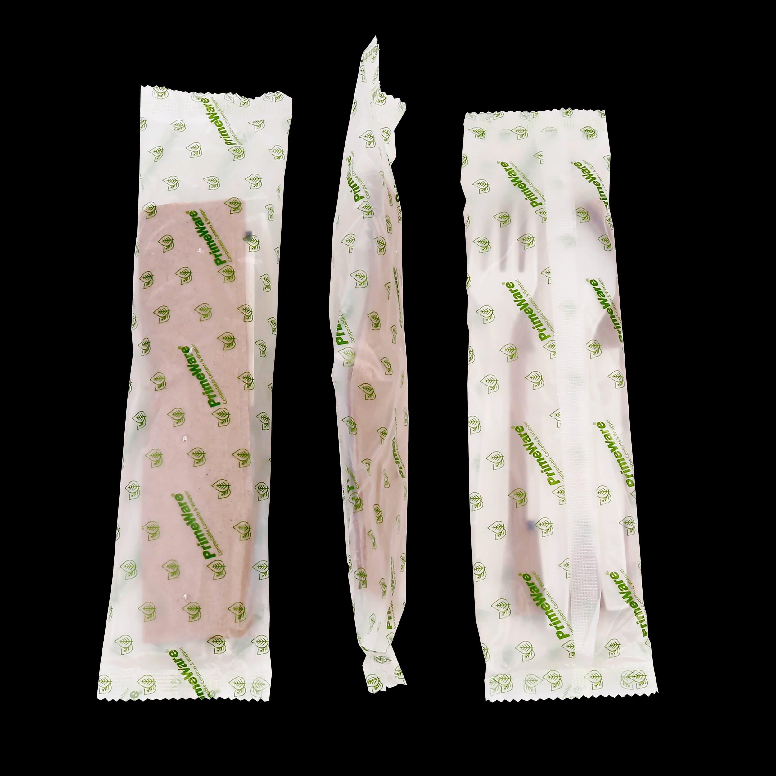 6" Compostable Cutlery Kit - Fork, Knife, Spoon, Napkin, S/P - Image 1
