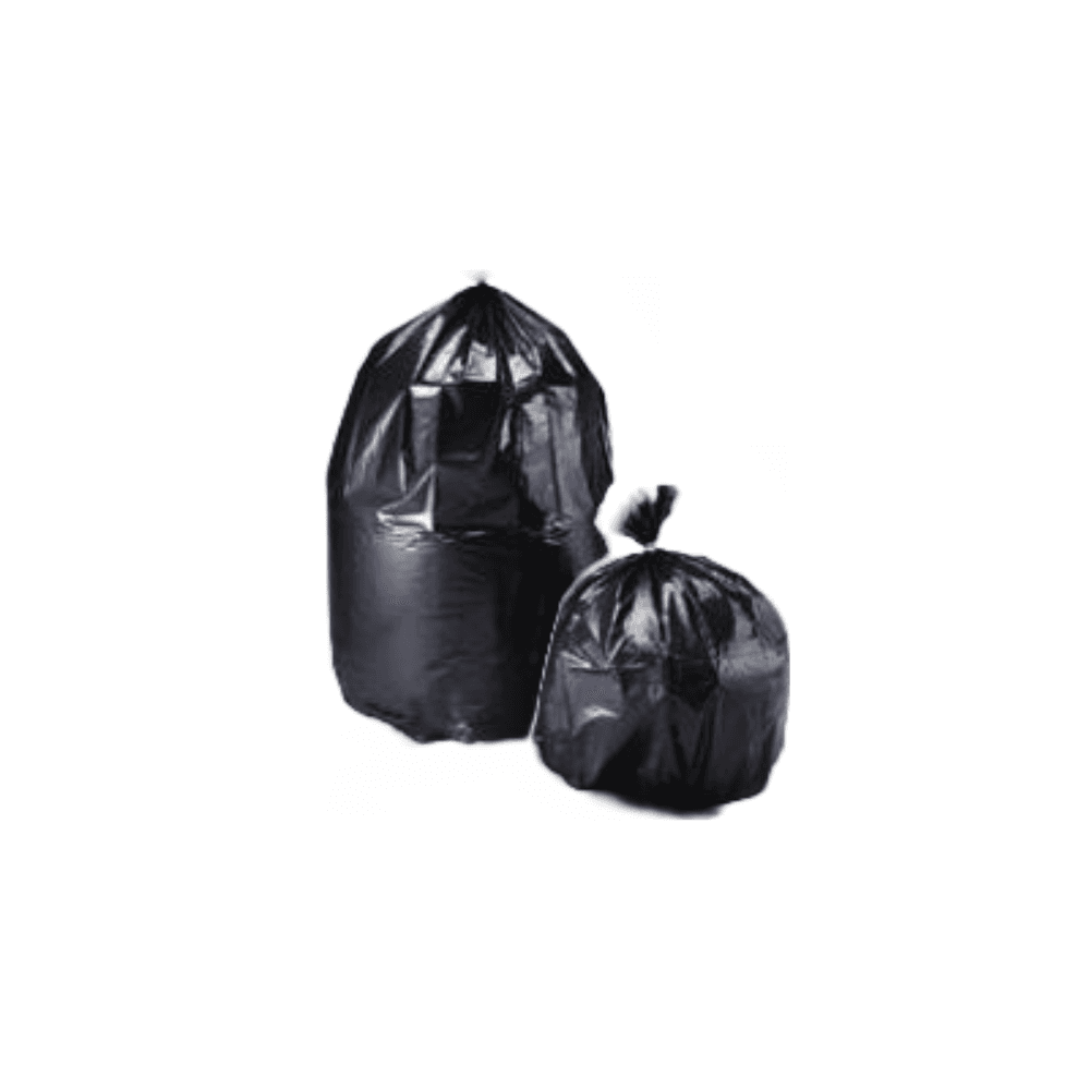 55 Gallon Heavy Duty Can Liner, 43x47", Black