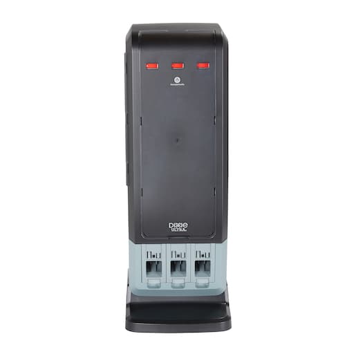 GP Pro Dixie Ultra® Smartstock® Black Tri-Tower Series-T Cutlery Dsipenser