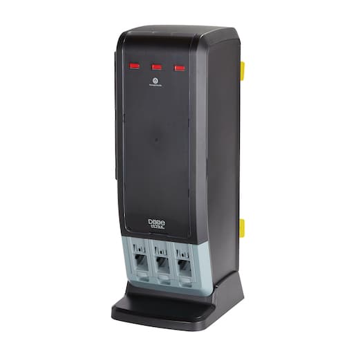 GP Pro Dixie Ultra® Smartstock® Black Tri-Tower Series-T Cutlery Dsipenser - Image 1