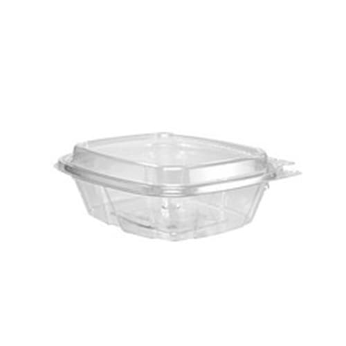 Dart CH8DED ClearPac Safe Seal 8 oz. Tamper-Resistant, Tamper-Evident Container with Dome Lid - Image 1