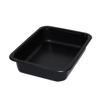 40 oz Rectangle CPET Food Container - Image 1