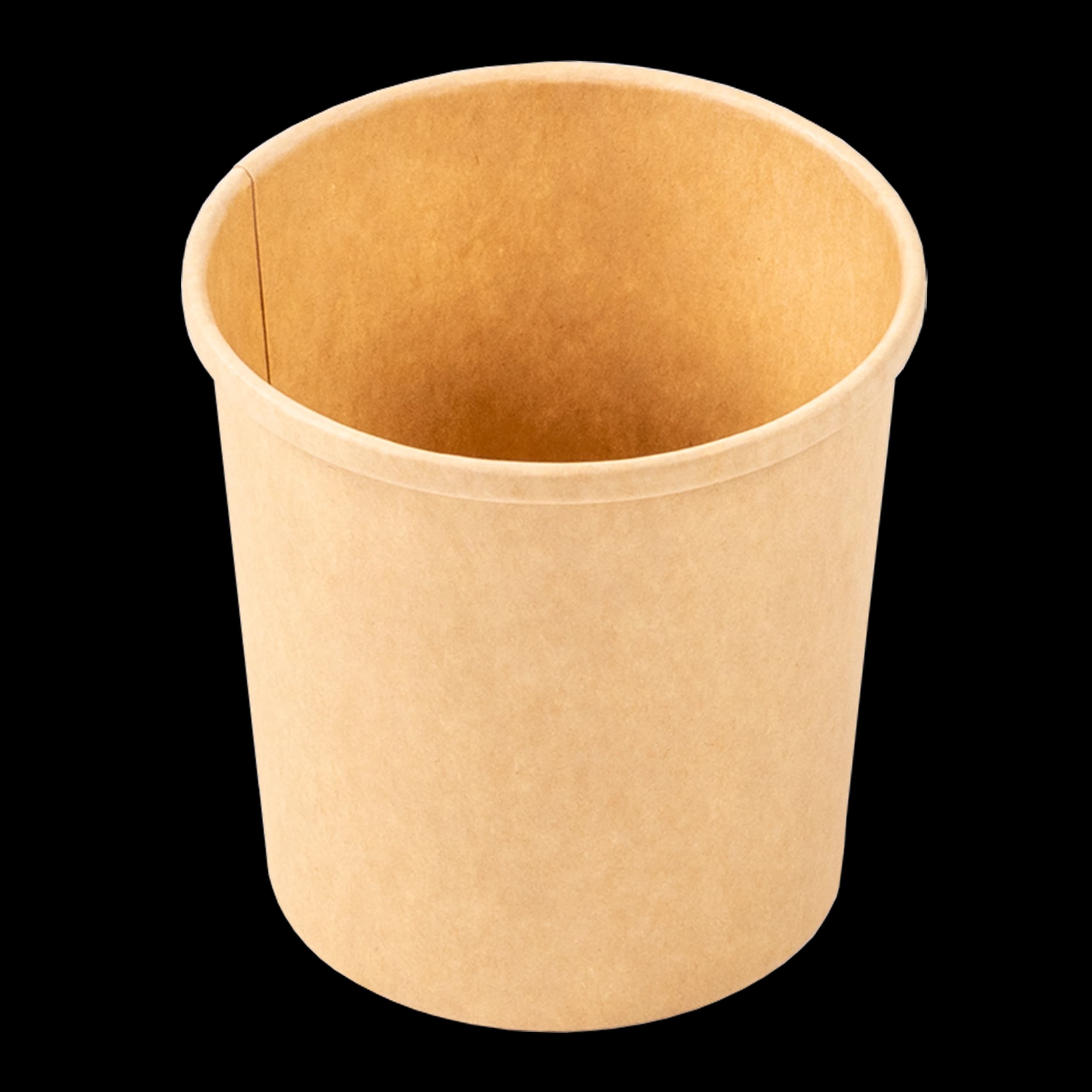AmerCare Royal 16 oz. Kraft Paper Food Container - Image 1