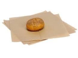 15" x 16" Brown Kraft Sandwich Wrap Paper - Image 1