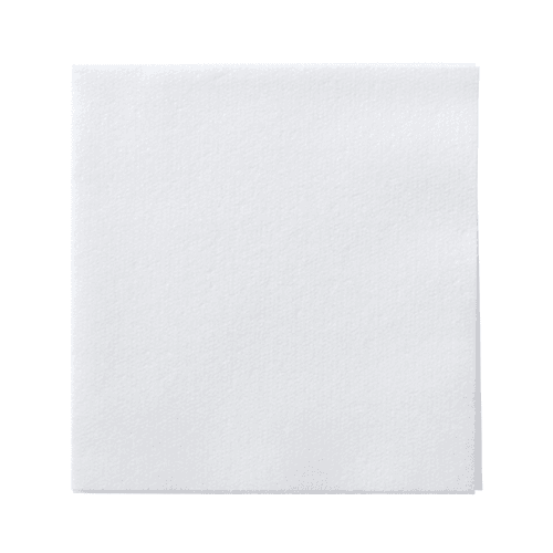 5" Linen-Like Beverage Napkin, White - Image 1