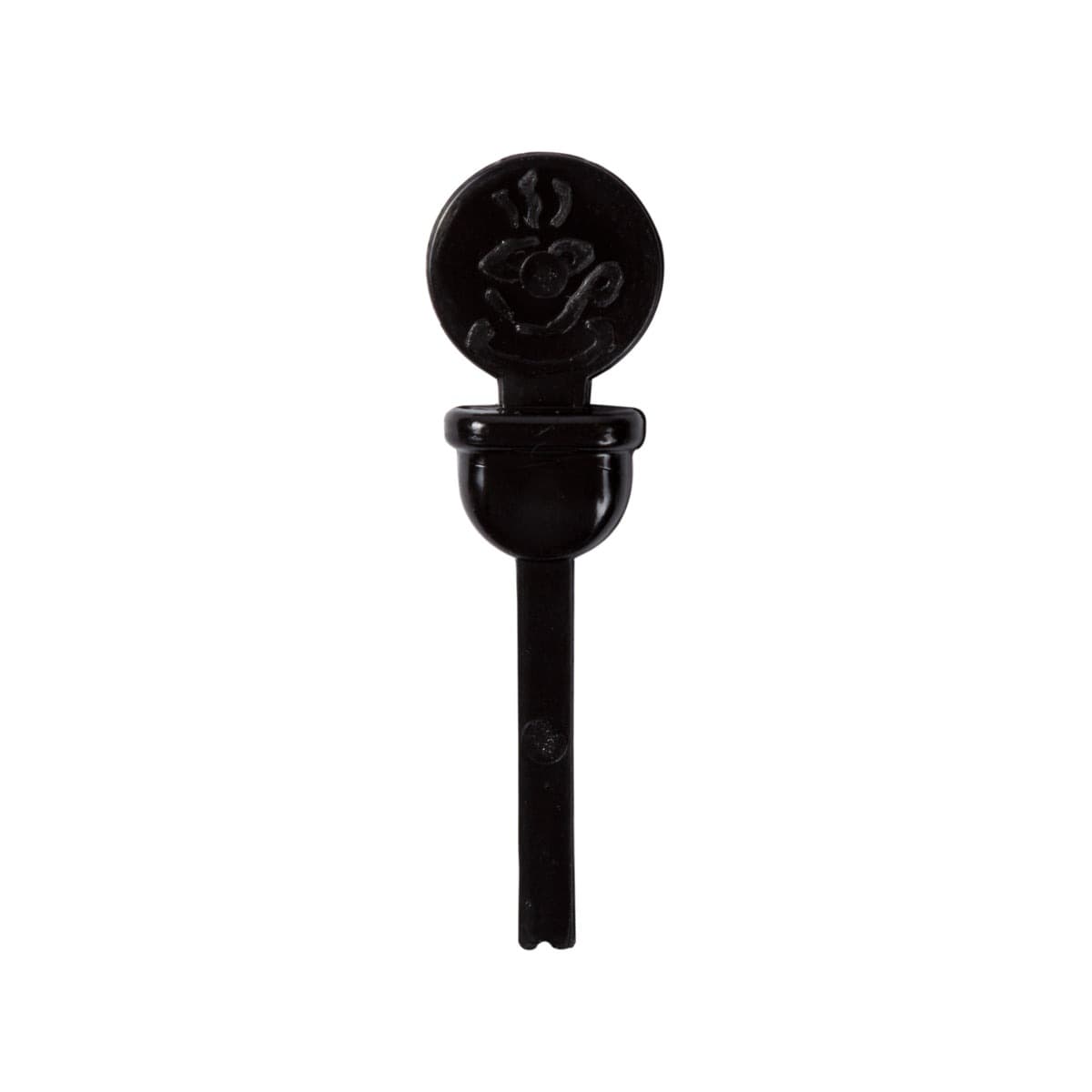 Royal Paper STIRSTIX-BK Stix To Go 2" Black Beverage Plug - Image 1