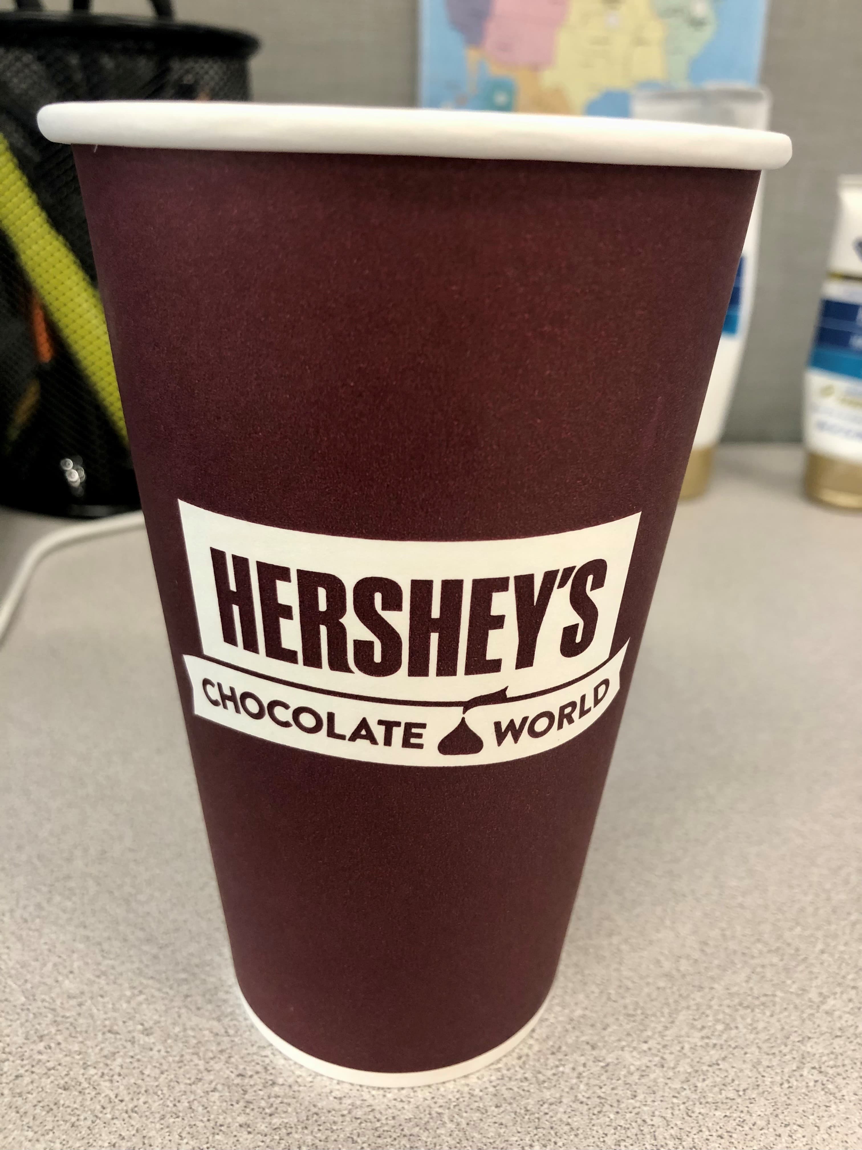 12 oz Paper Hot Cup, PLA Lined, Hershey Print