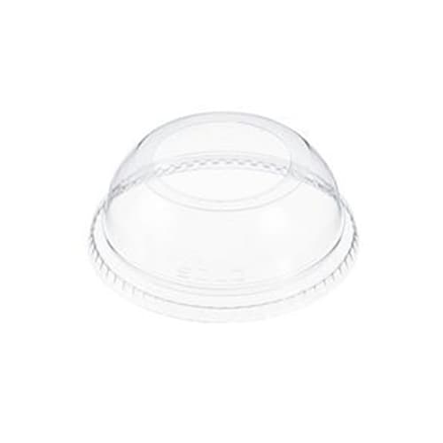 Solo DLW662 Clear PET Dome Lid with 2" Hole - Image 1