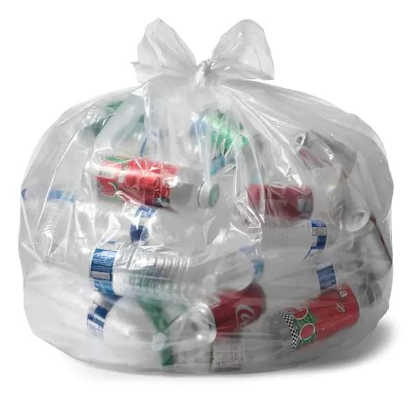 33 Gallon Heavy Duty Can Liner, 30x36", Clear