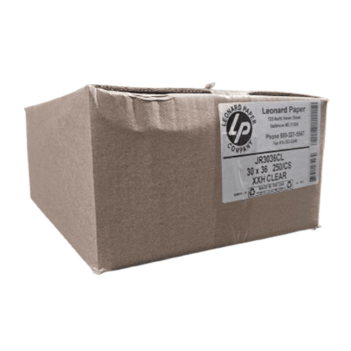 33 Gallon Heavy Duty Can Liner, 30x36", Clear - Image 1