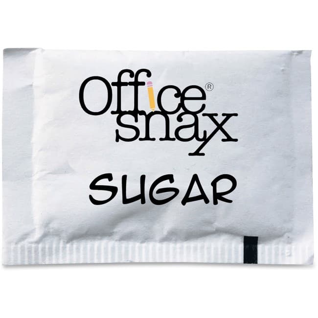 Office Snax 2.8 gram Sugar Packs Packet - Powdered Sugar - 1200/Carton