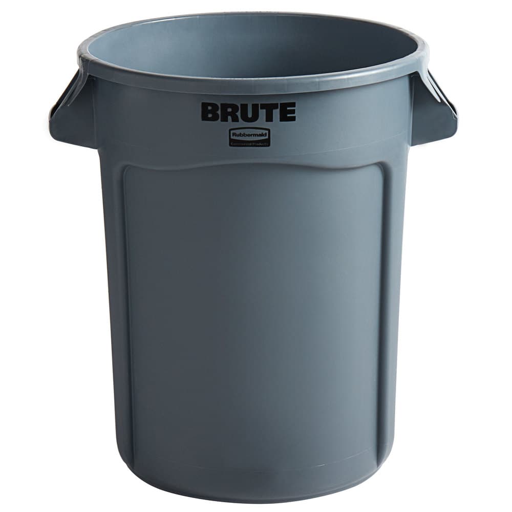 Rubbermaid FG263200GRAY BRUTE 32 Gallon Gray Trash Can