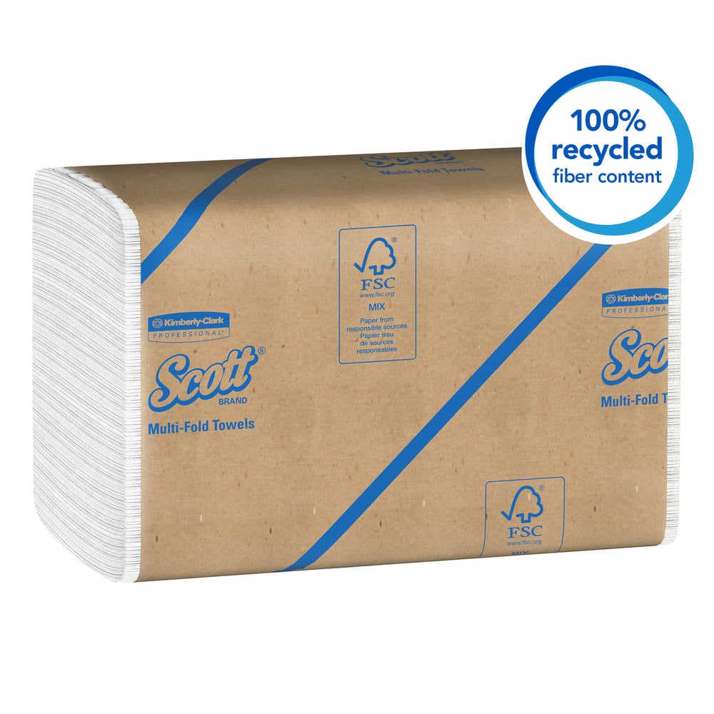 Scott® Essential 100% Recycled Fiber Multi-Fold Towels