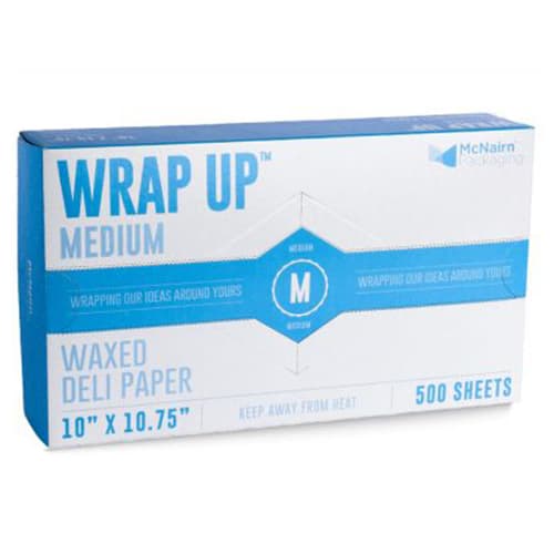 McNairn 10" x 10 3/4" Wrap Up Medium Interfolded Deli Sheets - Image 1