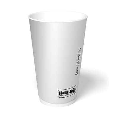 20 oz. Carte Blanc® Hold & Go® Insulated Paper Hot Cup - Image 1
