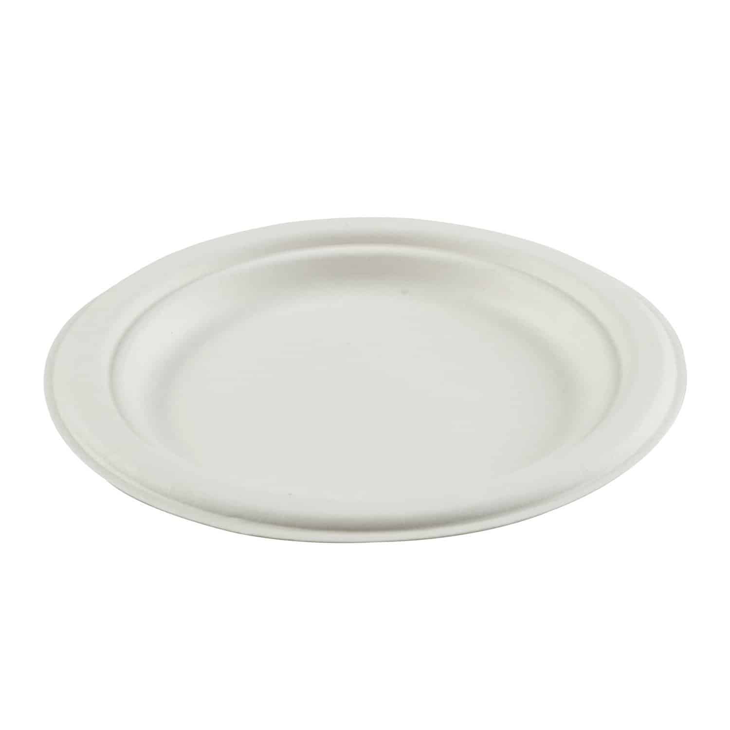 7" Round Fiber Plate - Image 1