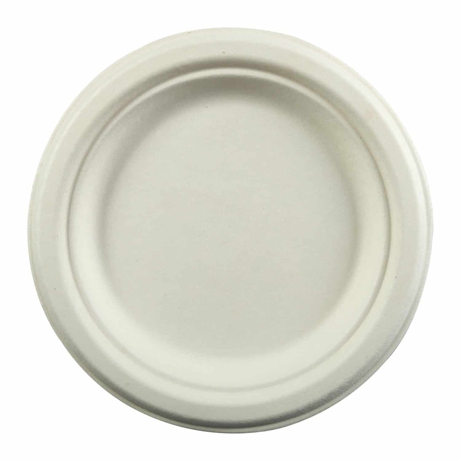 7" Round Fiber Plate