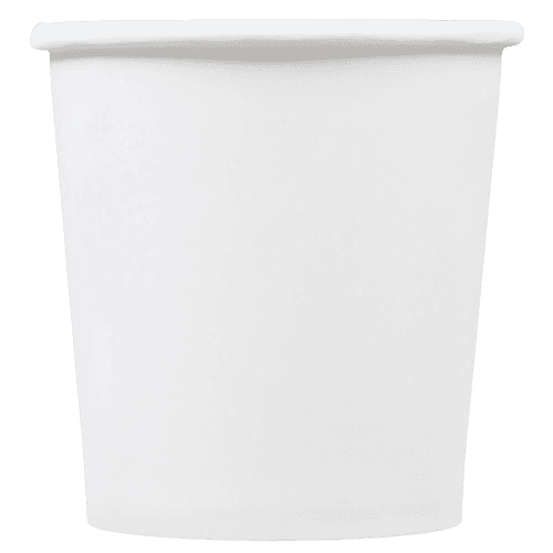Solo 4 oz. White Single Wall Espresso Paper Hot Cup