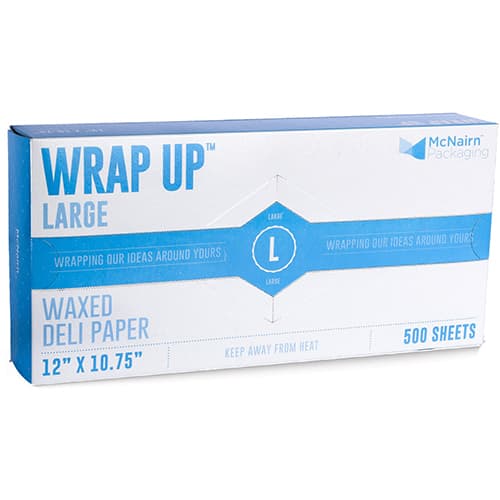 McNairn 12" x 10 3/4" Wrap Up Large Interfolded Deli Sheets - Image 1