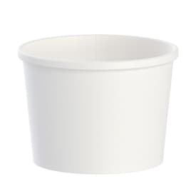 Dart Flexstyle™ 12 oz. White Paper Food Container - Image 1