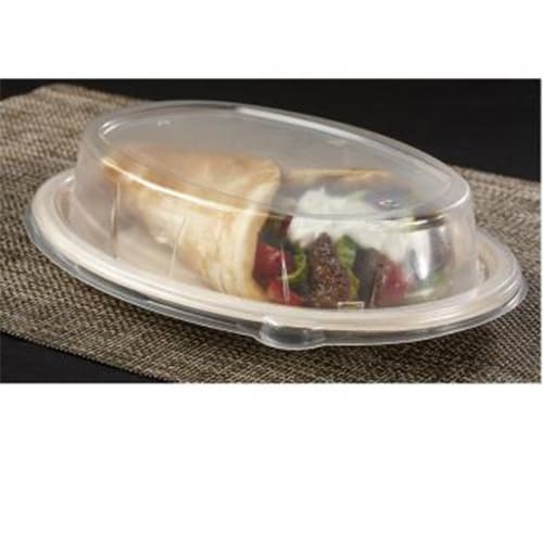 Clear PP Lid - fits 16 oz Burrito Bowl - Image 1