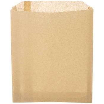 6" x 8" Grease Resistant Paper Cookie Bag, Kraft