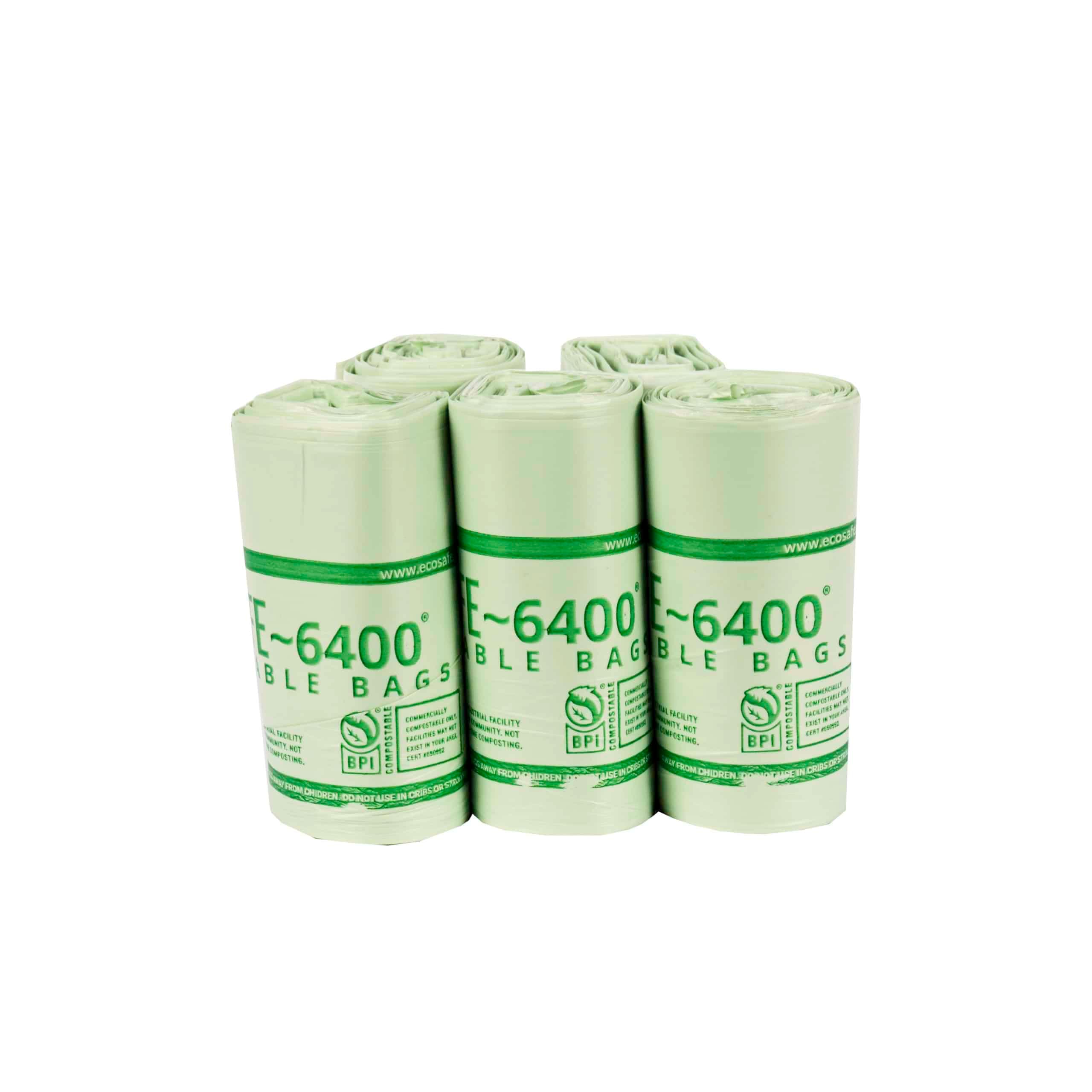 7 Gallon Compostable Can Liner, 20x22, 0.6 mil