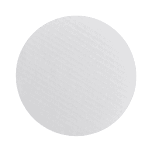 Southern Champion 8" White Corrugated Cake Circle - Image 1